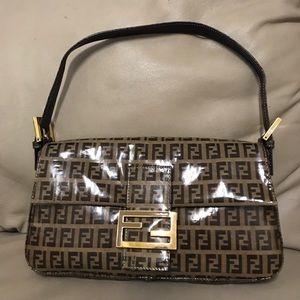 fendi vinyl baguette